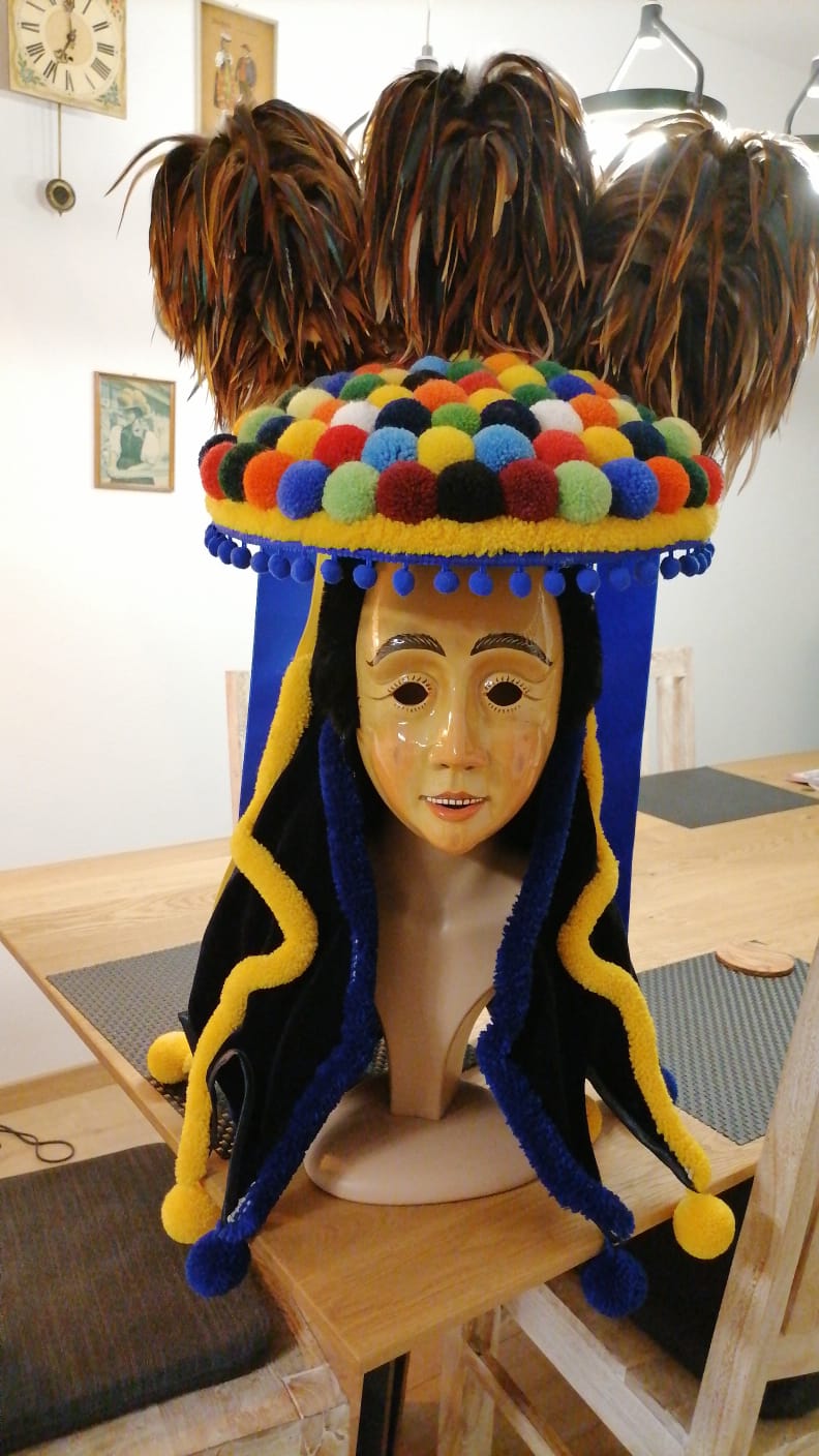 Handgeschnitzte Fasnetsmaske